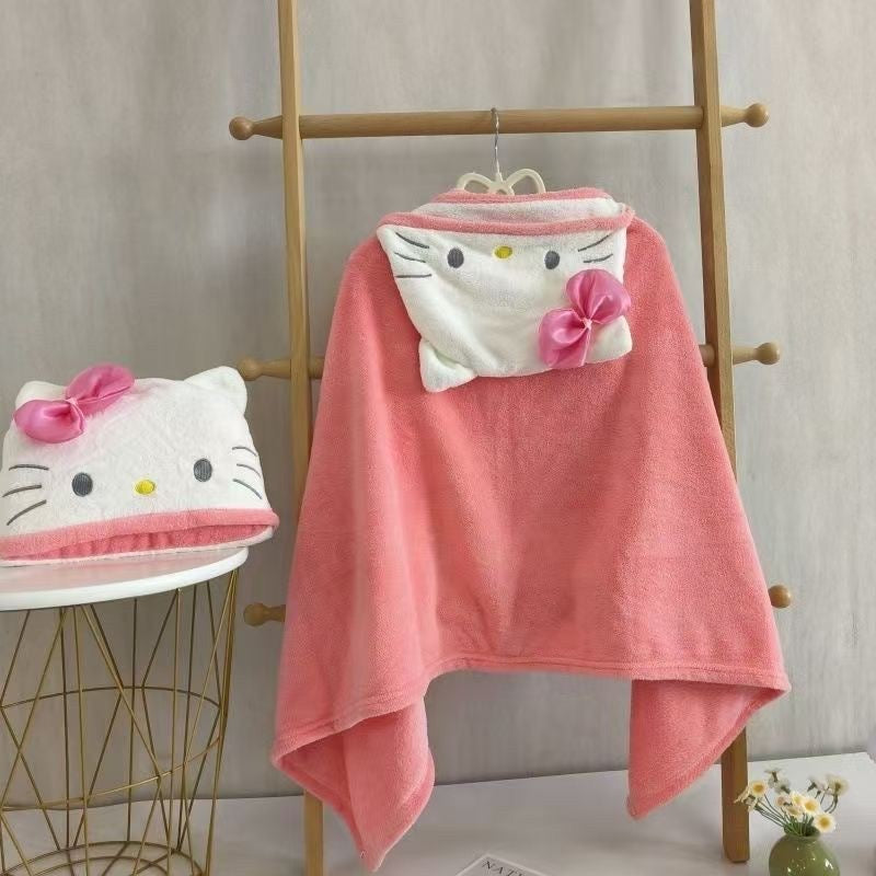 Kids hooded towel