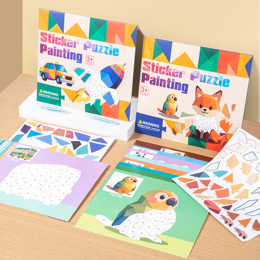Sticker puzzle painting